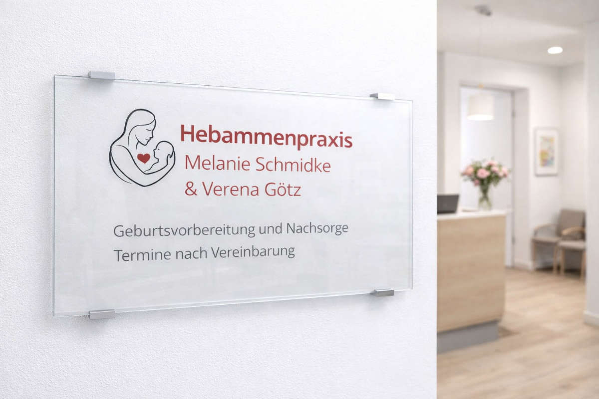 Praxisbeschilderung