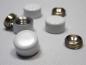 Preview: Zierköpfe ⌀10 mm Weiß lackiert