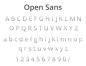 Preview: Schriftbild Open Sans
