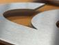 Preview: Edelstahlhausnummer Detail