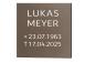 Preview: Dekupiertes Grabschild Zinnbronze