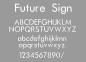Preview: Schriftart "Future Sign"