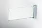 Preview: VISIGN Fahnenschild 298 x 106 mm aus Glas und Aluminium Halterung