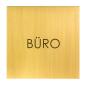 Preview: Türschild aus Messing fein geschliffen für Unternehmen, Kanzleien, Agenturen oder Behörden