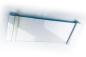 Preview: VISIGN Wandschild 595 x 211 mm aus Glas und Aluminium Halterung