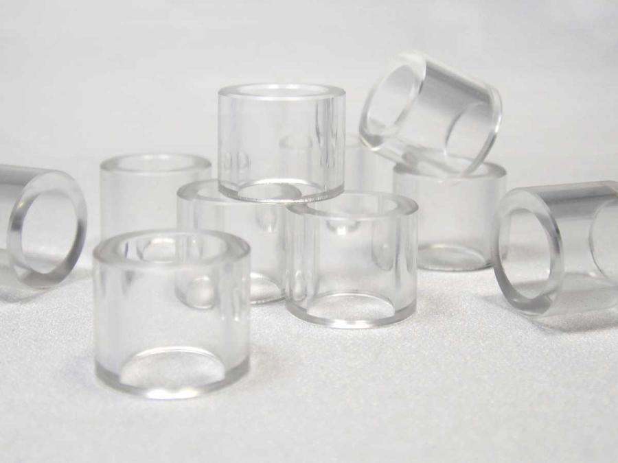 Preview: Klarer Abstandhalter aus Plexiglas