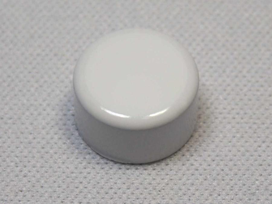 Zierkopf ⌀10 mm Weiß lackiert