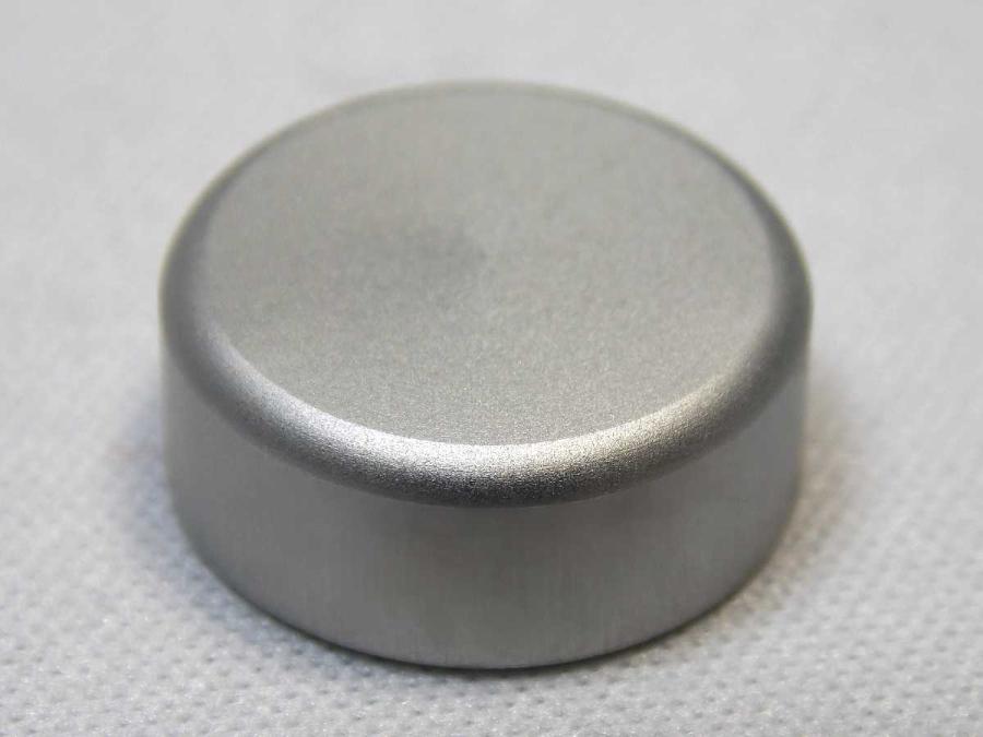 Zierkopf Aluminium Ø 15 mmSilber eloxiert