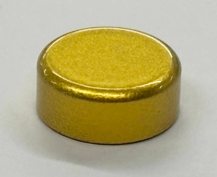 Zierkopf TopCover Alu Gold effektlackiert ⌀15 mm