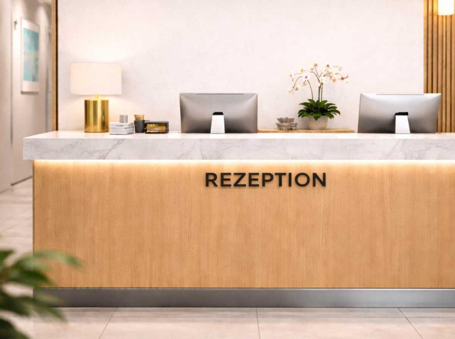 Buchstaben Acryl 100 x 5 mm, Rezeption