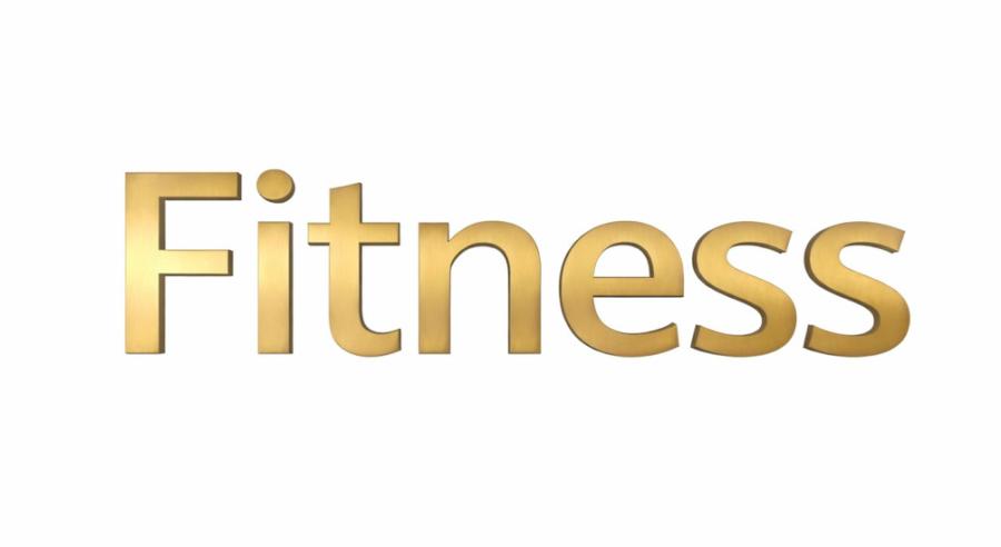 3D Messingbuchstaben Fitness