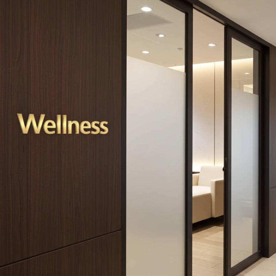 Preview: Messingbuchstaben Wellness