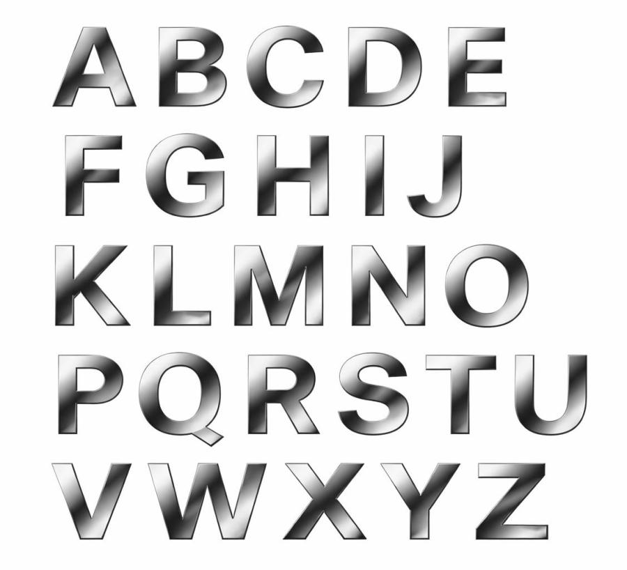 Preview: Yachtbuchstaben Edelstahl A-Z