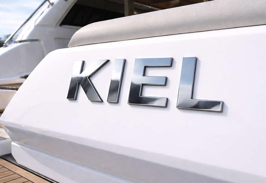 Bootsbeschriftung Edelstahl