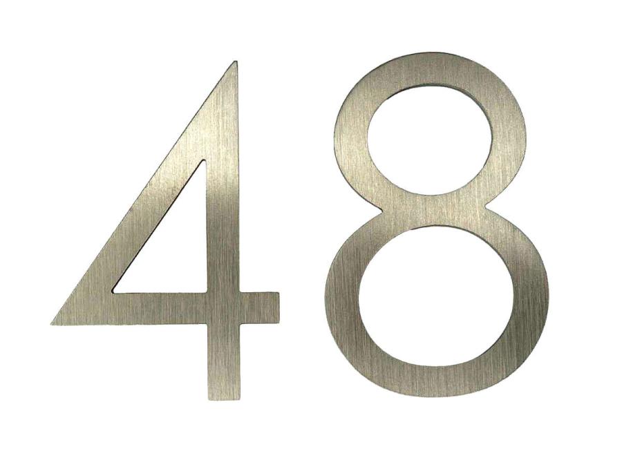 Preview: Zimmernummern aus Edelstahl | Schneiderwerk Hohl