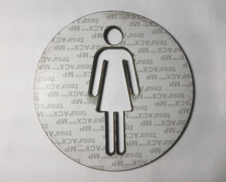 Preview: Piktogramm rückseitig selbstklebend