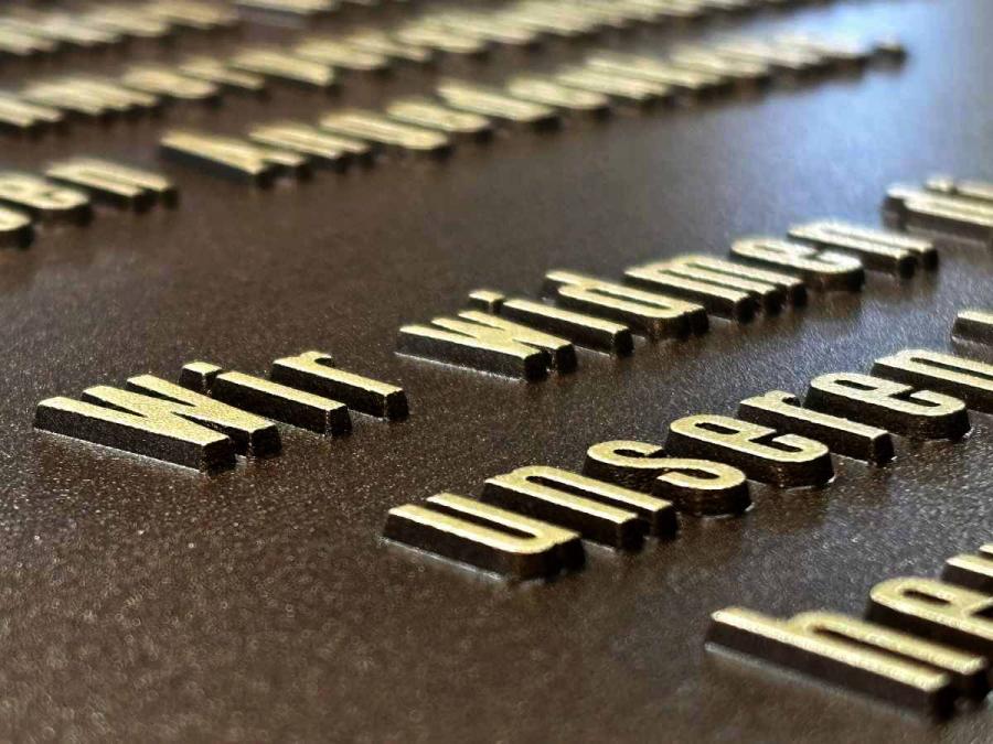 Preview: Bronzegußtafel