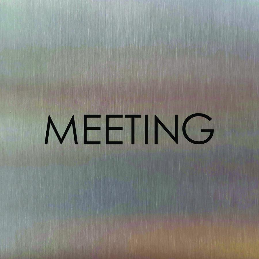 Türschild aus Edelstahl für Unternehmen