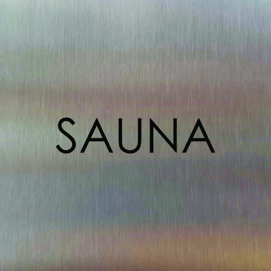 Türschild aus Edelstahl für Hotels und Gastro