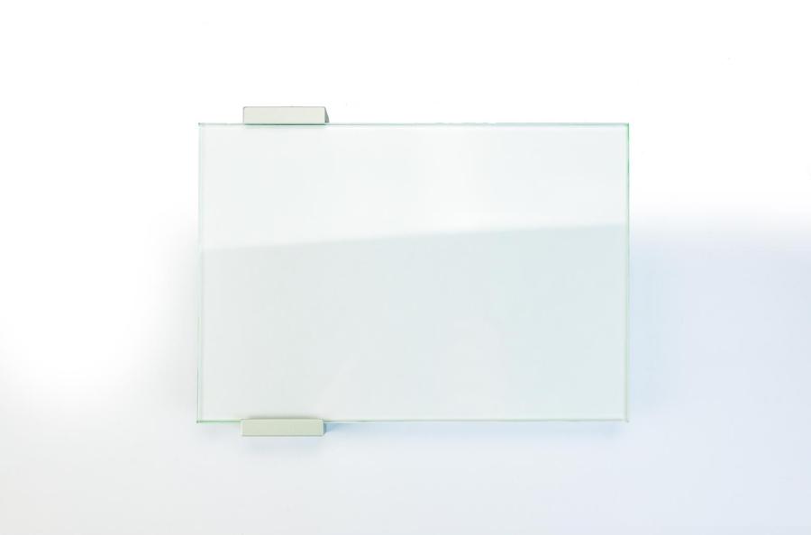 Preview: VIGO Türschild 211 x 149 mm aus Glas und Aluminium