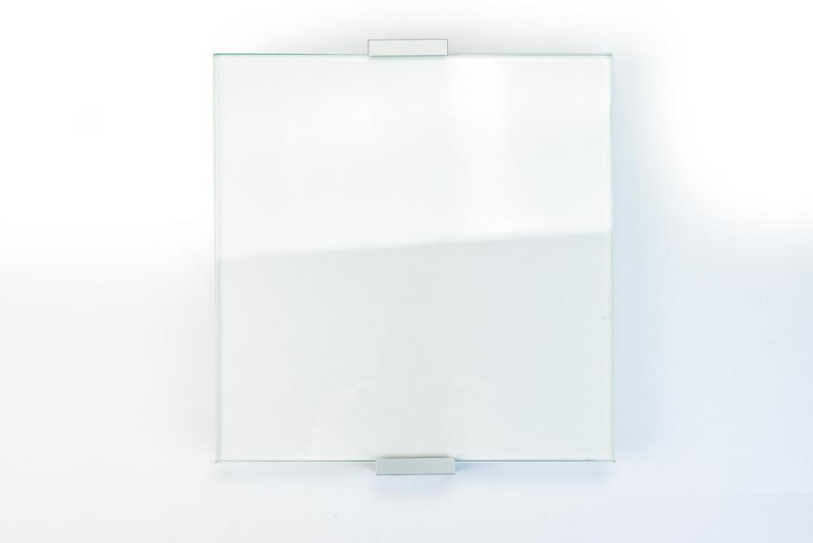 Preview: VIGO Türschild 200 x 211 mm aus Glas und Aluminium