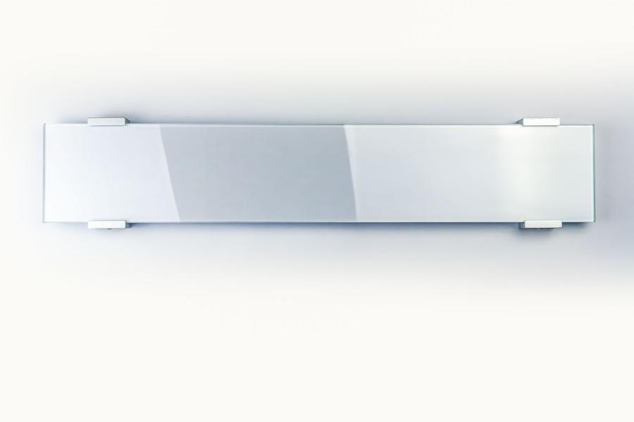 Preview: VIGO Wandschild 595 x 106 mm indoor aus Glas mit Aluminiumhalter mit austauschbarer Beschriftung