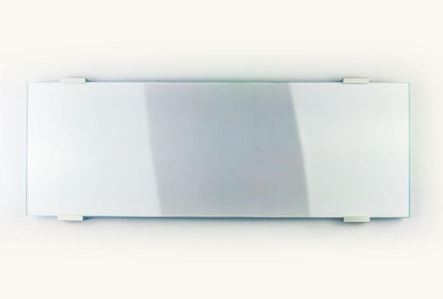 Preview: VIGO Wandschild 595 x 211 mm indoor aus Glas und Aluminium