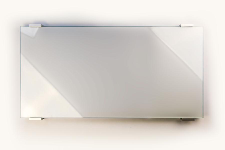 Preview: VIGO Wandschild 595 x 298 mm indoor aus Glas und Aluminium