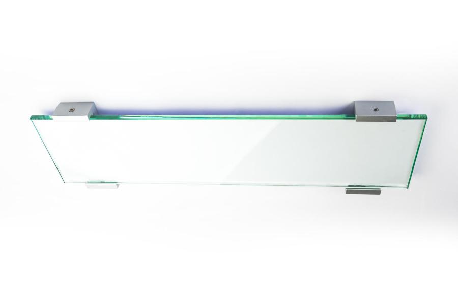 Preview: VIGO Wandschild 421 x 106 mm outdoor aus Glas und Aluminium Halterung