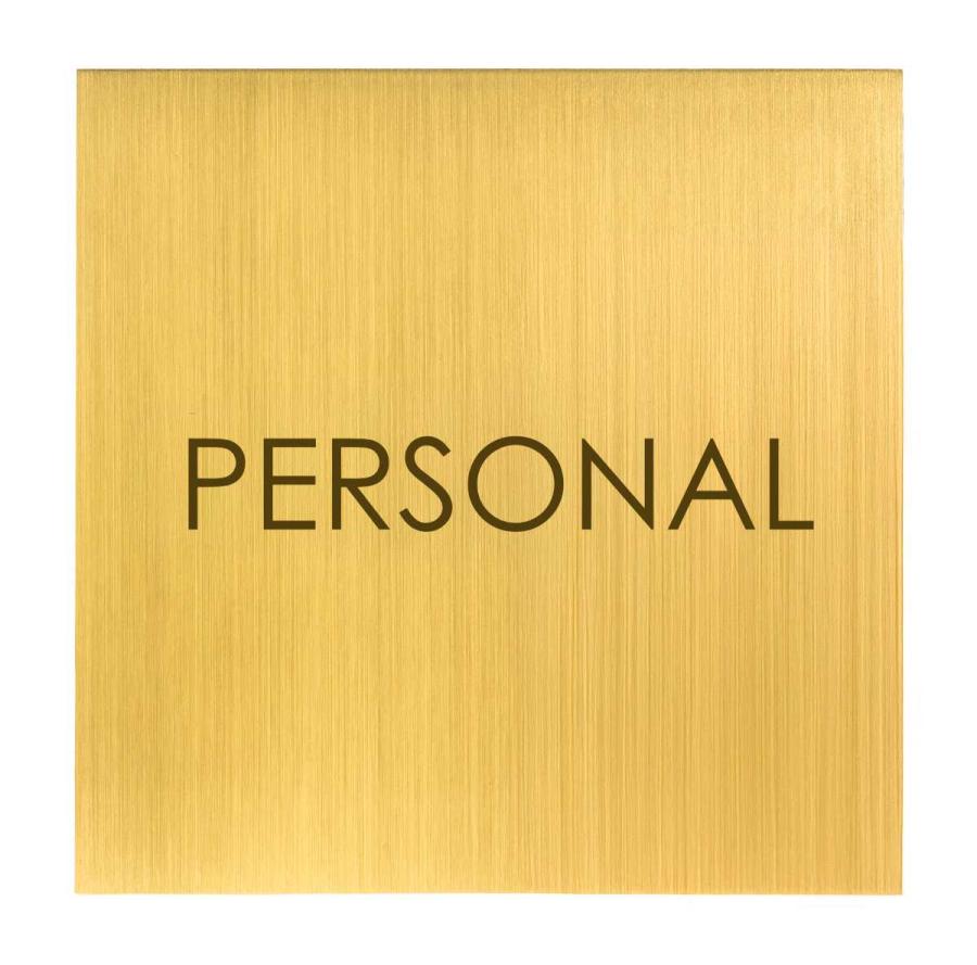 Türschild aus Messing fein geschliffen für Hotels, Chalets, Firmengebäude oder stilvolle Privathäuser