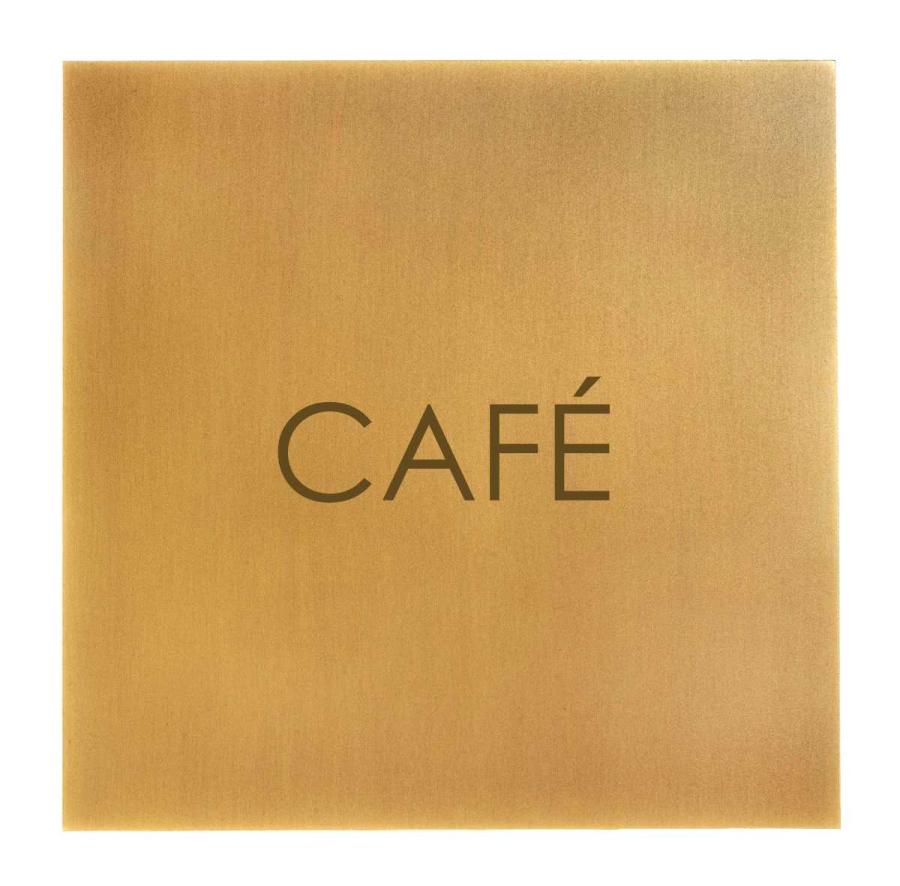 Türschild aus Messing brüniert für anspruchsvolle Interieurs