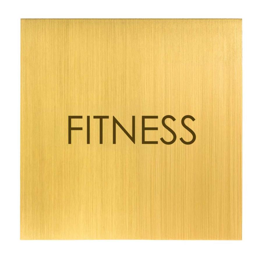 Türschild aus Messing fein geschliffen für Hotels, Chalets, Firmengebäude oder stilvolle Privathäuser