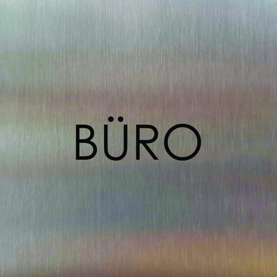 Türschild aus Edelstahl für Hotels und Gastro