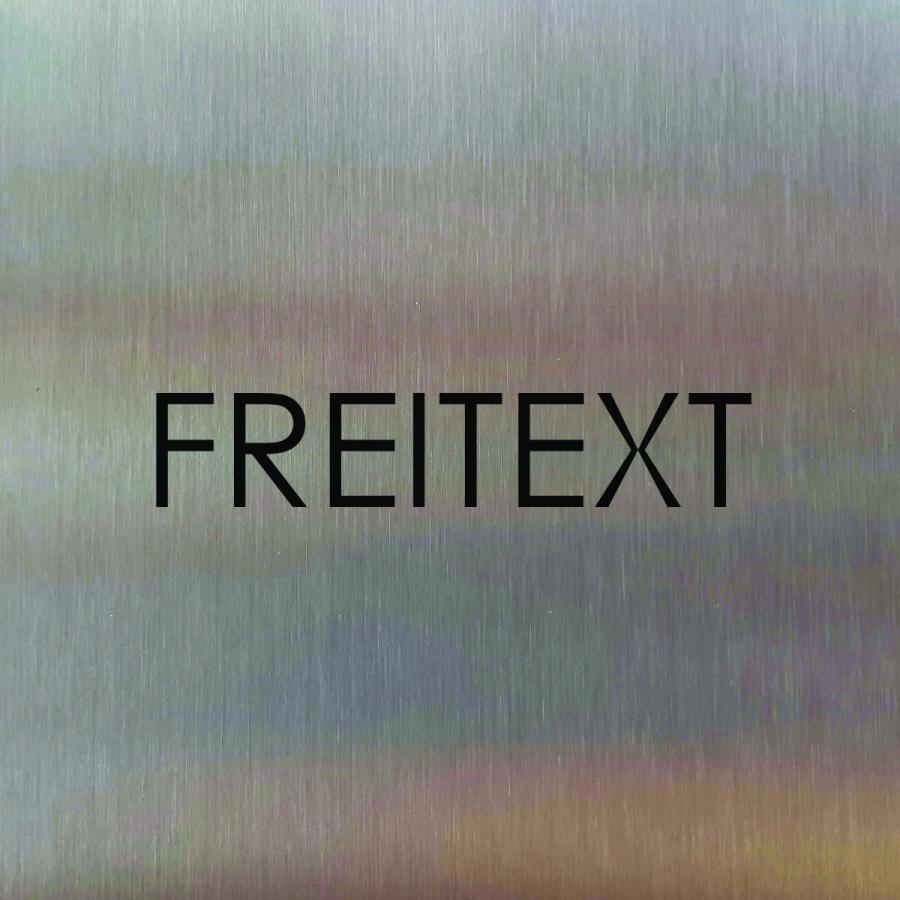 VINOX Türschilder aus Edelstahl mit Wunschtext