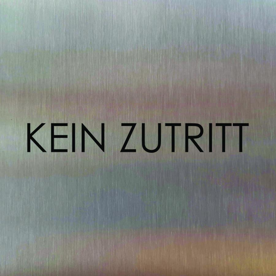 Türschild aus Edelstahl für Praxen, Pflege und Ordinationen