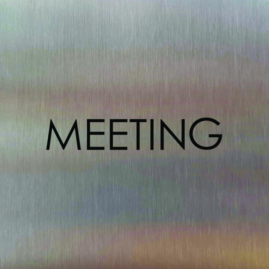 Türschild aus Edelstahl für Unternehmen