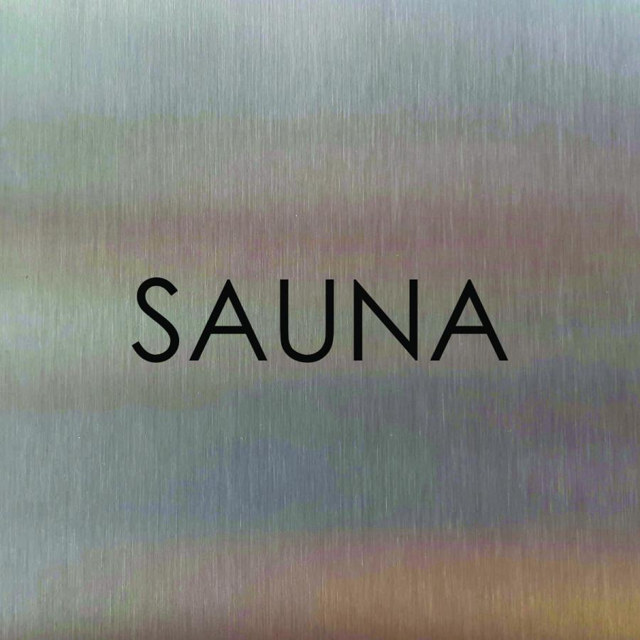 Türschild aus Edelstahl für Hotels und Gastro