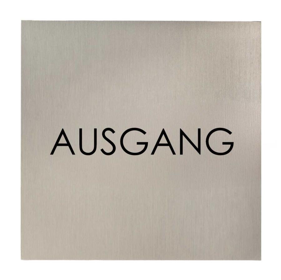 Türschild aus Edelstahl für Unternehmen, Hotels, Gesundheit und Pflege