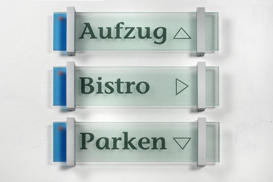Preview: VISIGN Wandschilder als Etagenkennzeichnung