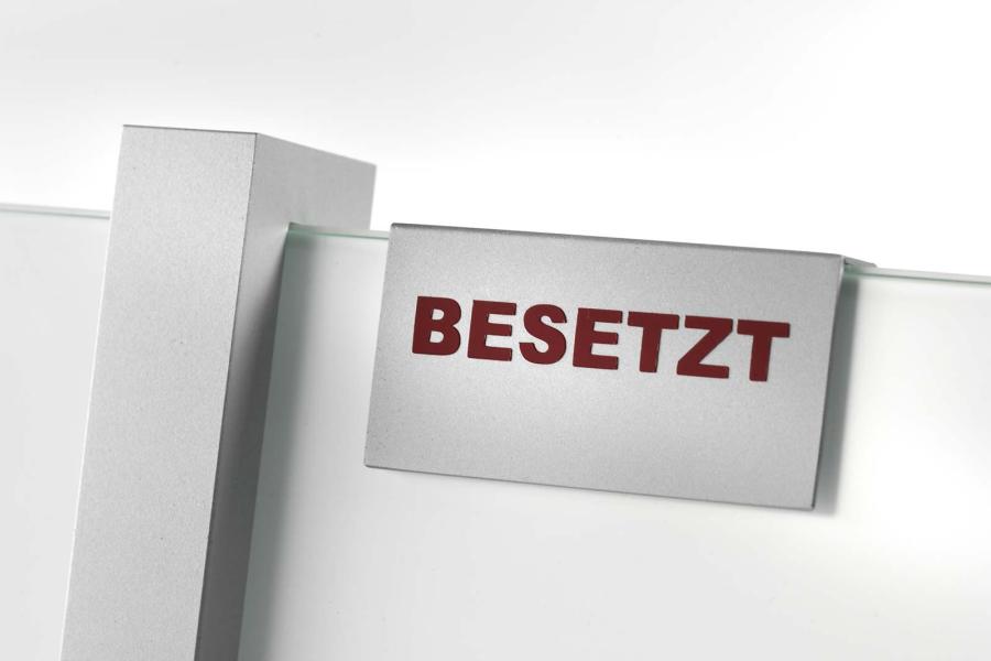 Preview: Frei-/Besetzt Anzeige ESG Schild