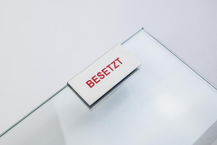 VISIGN Frei/Besetzt-Clip zeigt besetzt an