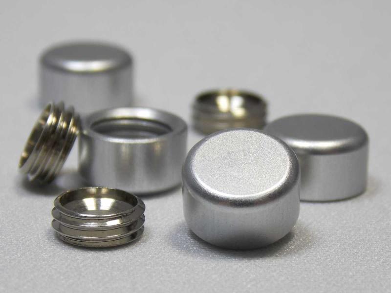 Zierköpfe Alu silber eloxiert