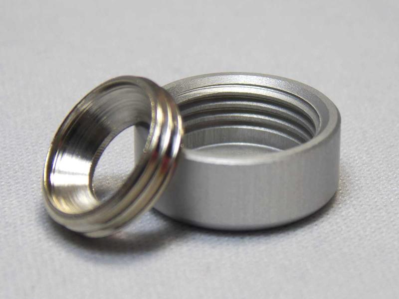 Zierkopf Ø 15 mm, Alu Silber eloxiert