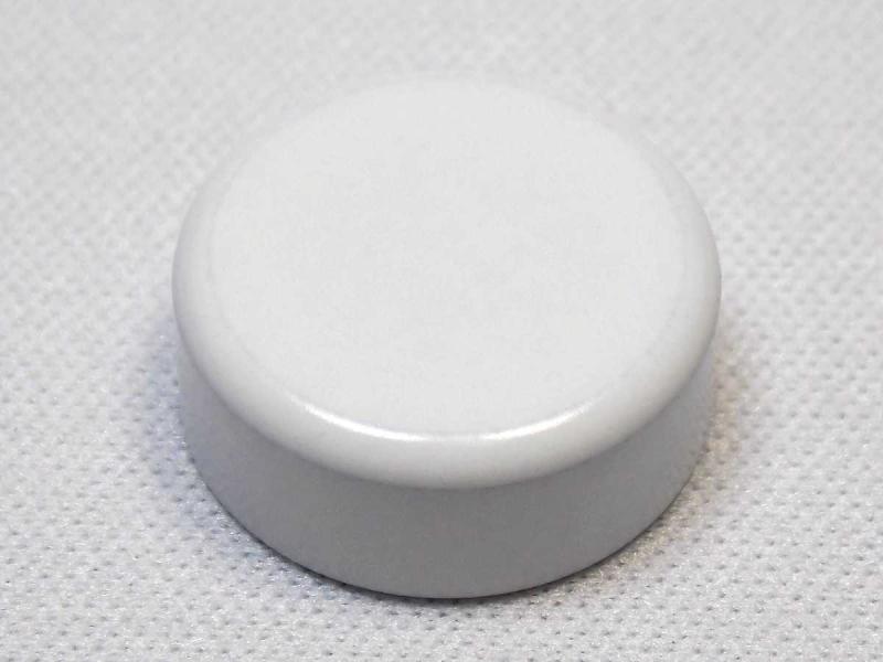 Zierkopf TopCover Alu Weiß lackiert, ⌀15 mm