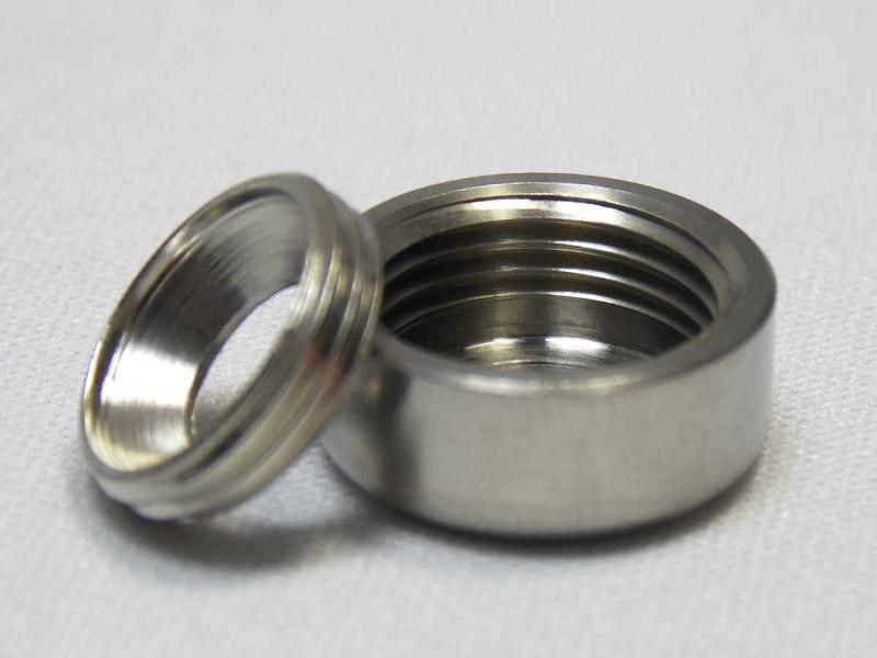 Zierkopf Ø 15 mm geschliffener Edelstahl