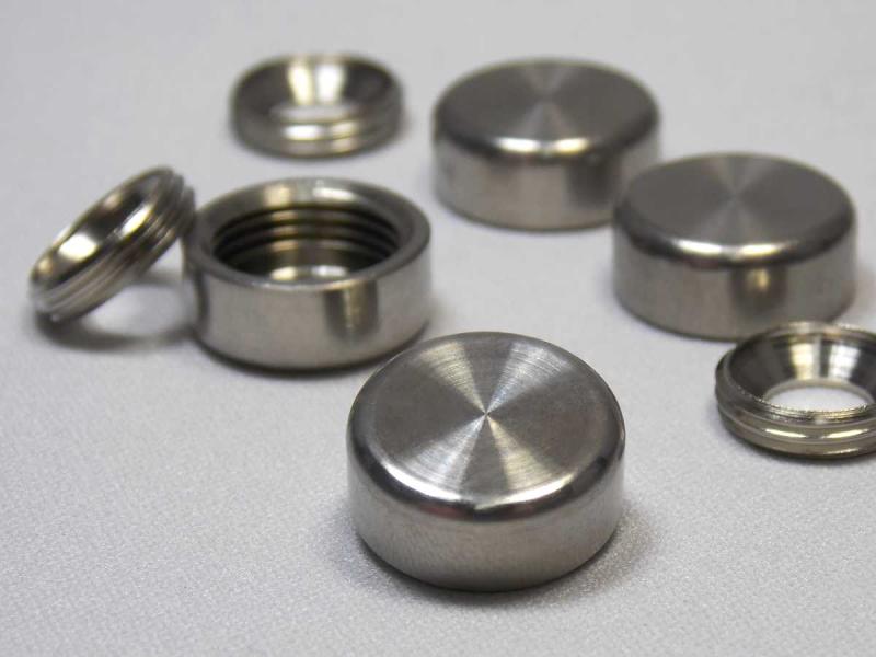 Zierköpfe Ø 15 mm Edelstahl geschliffen