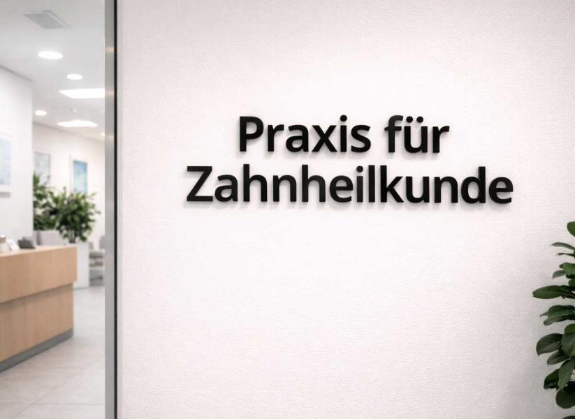 Acrylglasbuchstaben 5 mm schwarz