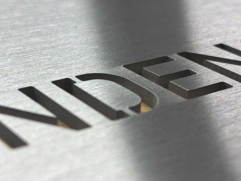 Detail Hausnummernschild