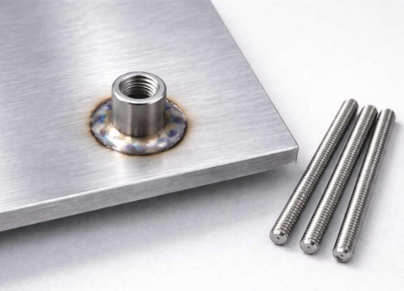 verdeckte Montage rücks. Gewindebuchsen + Stifte