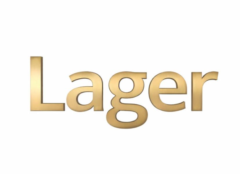 3D Messingschriftzug Lager